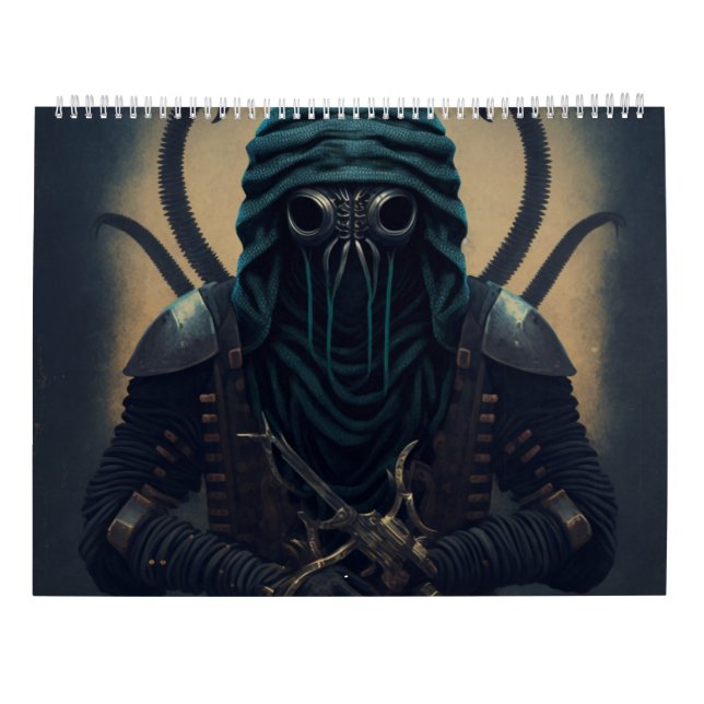 Kalar Warrior Fantasy 2023 Kalender (Rückseite)