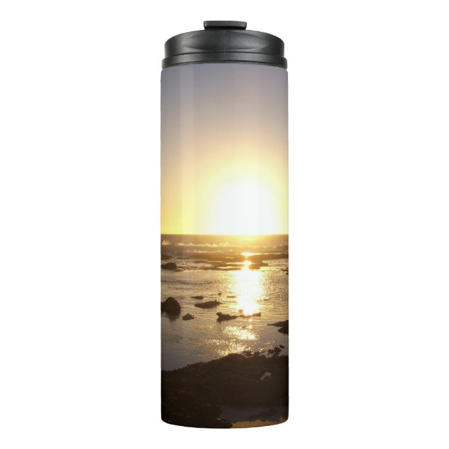 Kalbarri Beach Sunset Thermosbecher (Vorderseite)