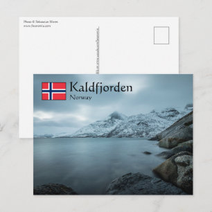 Kaldfjorden Norwegen Postkarte