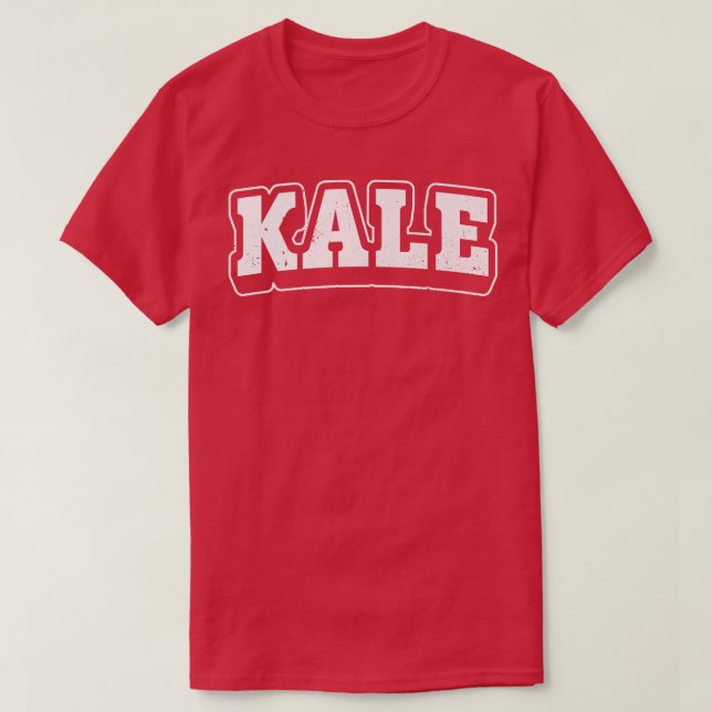 Kale bekümmert durch Veggies Gewittervegetation T-Shirt (Design vorne)