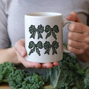 Kale green Bow Kaffeetasse