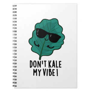 Kale My Vibe Funny Veggie Pun Notizblock