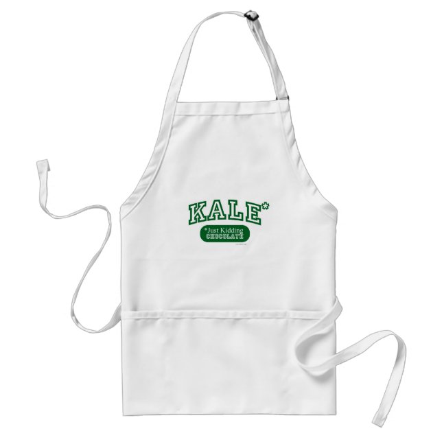 Kale Psych nicht so viel lustige Veggie Slogan Schürze (Vorne)