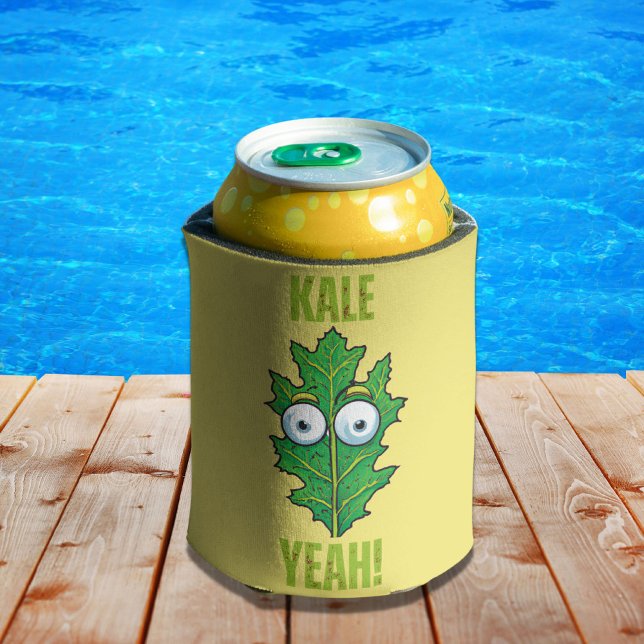 Kale Yeah Funny Veggie Pun  Dosenkühler (Von Creator hochgeladen)