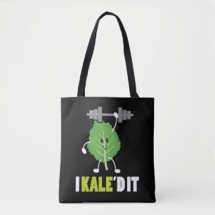 Kaled it - Fitness Vegan Vegetarian Kale Gym Tasche