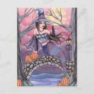 Kalei - Carte postale de la sirène d'Halloween