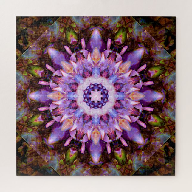 Kaleidescope Mandala Jigsaw Puzzle von DeGruy (Horizontal)