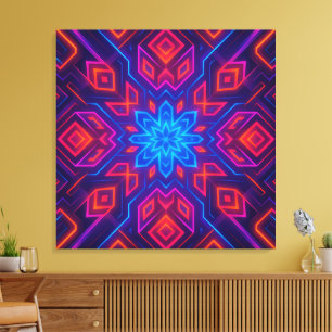 Kaleido Dreams Lebhafte Abstrakte Leinwand Kunst