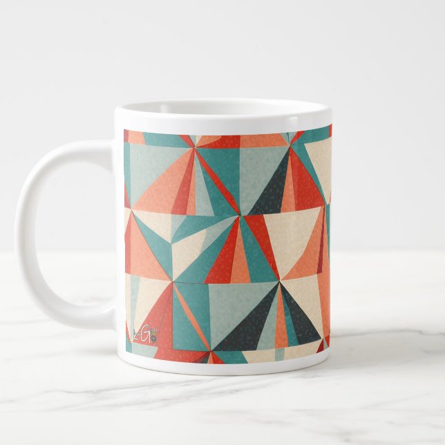 Kaleido-Liebe | Jumbo-Tasse (Links)