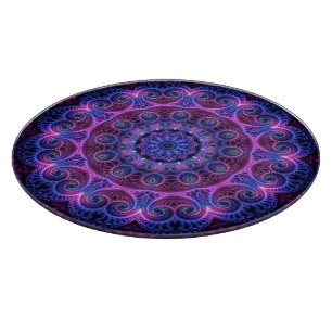 Kaleidoscope Apophysis Mandala Hearts Schneidebrett