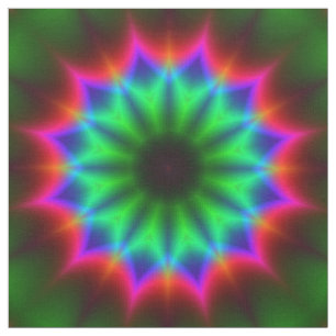 Kaleidoscope Art 17 Tissu personnalisé