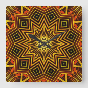 Kaleidoscope Art 9 Horloges murales et options num