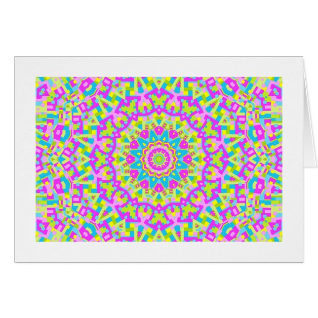 Kaleidoscope coloré 010 (Bordé) (Devant horizontal)