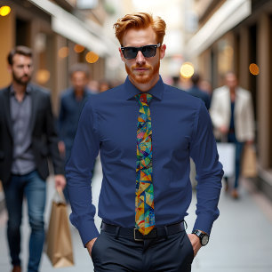 Kaleidoscope cosmique Cravate d'art Abstrait