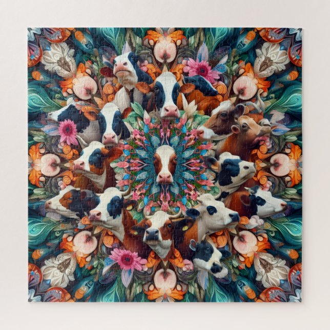 Kaleidoscope Cows (Vertikal)