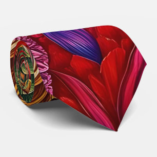 Kaleidoscope de couleurs Cravate floral