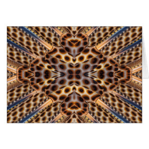 Kaléidoscope de plumes de faisan Brown