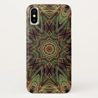 Kaleidoscope du Coque iphone vert