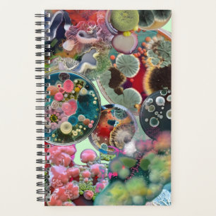 Kaleidoscope microbien : Une colonie en couleur