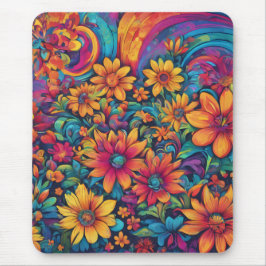 "Kaleidoscope of Color" Art Mouse Pad Mousepad