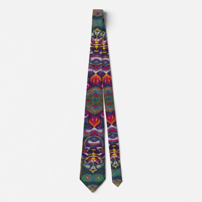 Kaleidoscope Pattern Tie Krawatte (Vorderseite)