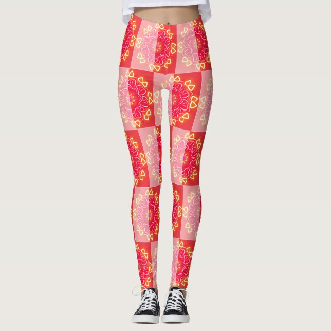 Kaleidoscope Prints Leggings (Vorderseite)