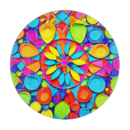 Kaleidoscope Symphony Artwork Schneidebrett