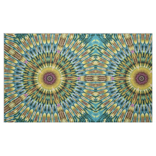 Kaleidoscope Vert Tissu d'Été