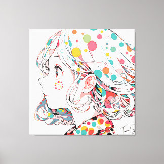 Kaleidoscope Whispers Anime Japan Leinwanddruck