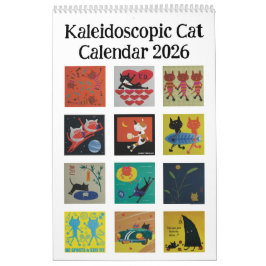 Kaleidoscopic Cat Calendar Kalender
