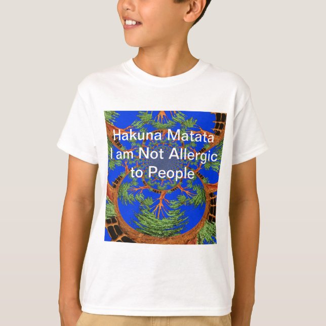 Kaleidoskop Acacia Tree Art Print/Graphic T-Shirt (Vorderseite)