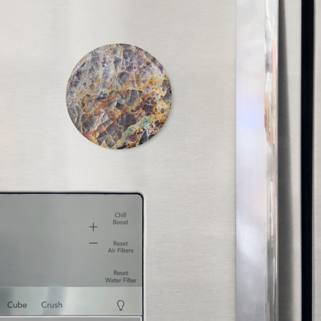 Kaleidoskop Agate Stone Muster Magnet (In Situ (Kühlschrank))