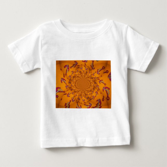 Kaleidoskop Anchor Art Print Baby T-shirt (Vorderseite)