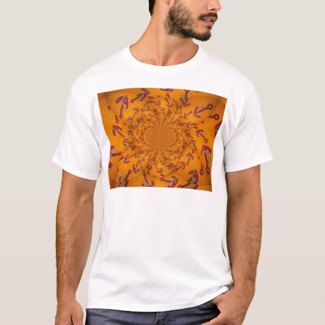 Kaleidoskop Anchor Art Print T-Shirt (Vorderseite)