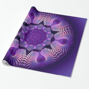 Kaleidoskop Apophysis Blume I Geschenkpapier