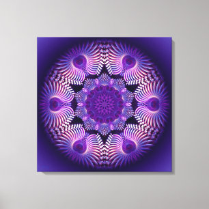 Kaleidoskop Apophysis Blume I Leinwanddruck