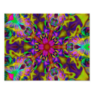 Kaleidoskop Apophysis Fraktal Art II Fotodruck
