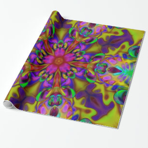Kaleidoskop Apophysis Fraktal Art II Geschenkpapier