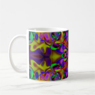 Kaleidoskop Apophysis Fraktal Art II Kaffeetasse