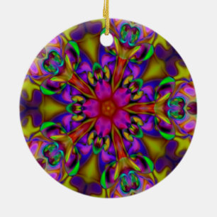Kaleidoskop Apophysis Fraktal Art II Keramikornament