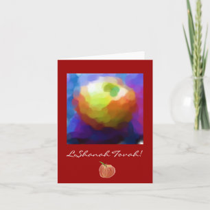 Kaleidoskop-Apple-Karte Feiertagskarte