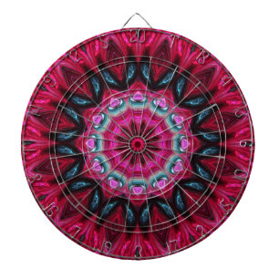 Kaleidoskop Art 6 Dart Board Dartscheibe