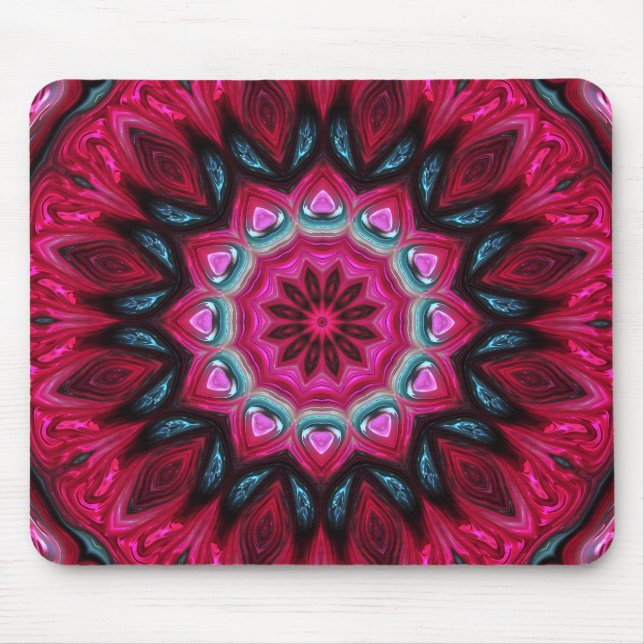Kaleidoskop Art 6 Mousepad (Vorne)