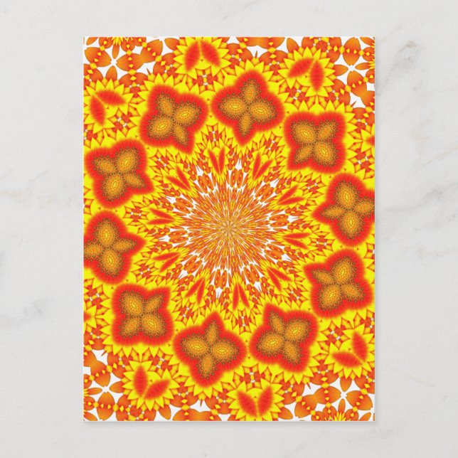 Kaleidoskop Art Postkarte (Vorderseite)