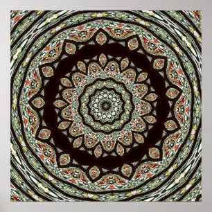 Kaleidoskop aus festem Glas 13 Poster