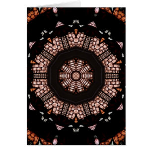 Kaleidoskop aus festem Glas 14
