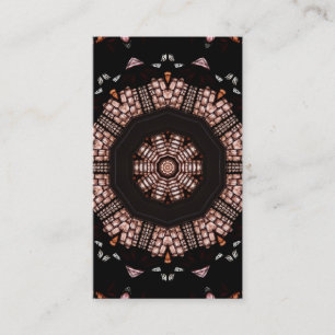 Kaleidoskop aus festem Glas 14 Visitenkarte