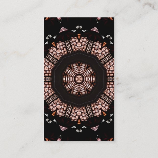 Kaleidoskop aus festem Glas 14 Visitenkarte (Vorderseite)