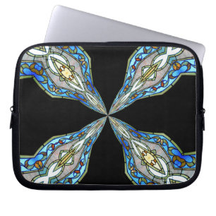 Kaleidoskop aus Hartglas 16 Laptopschutzhülle