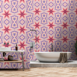 Kaleidoskop aus rosa und Lila Himmel Tapete